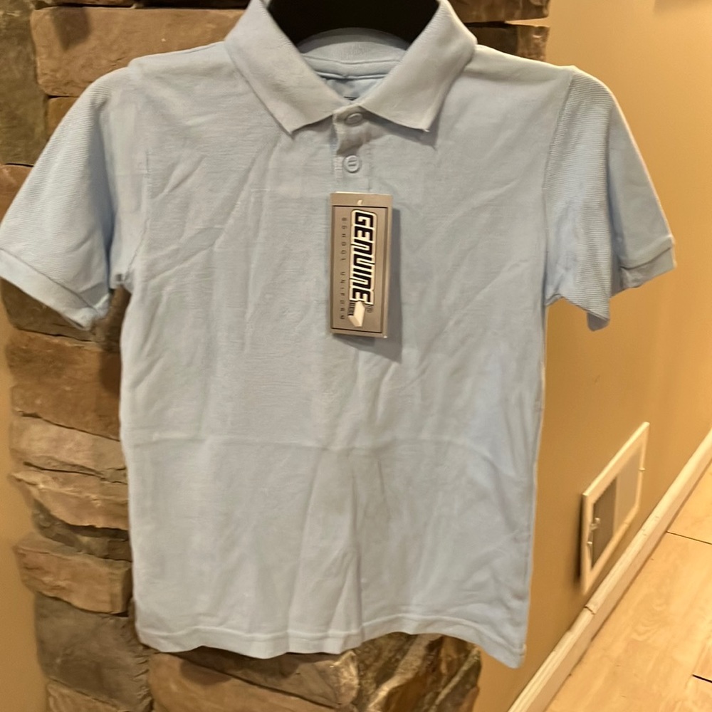 Boy’s polo school uniform blue 7